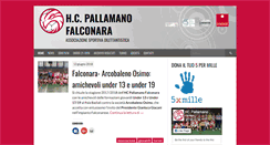 Desktop Screenshot of hcfalconara.it